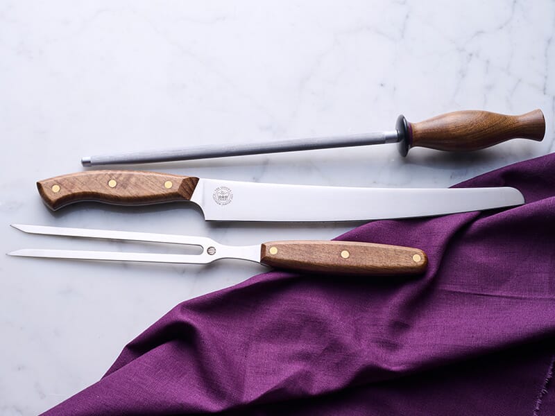 Dukeshill Platinum Jubilee Knife, Fork & Honing Steel Set